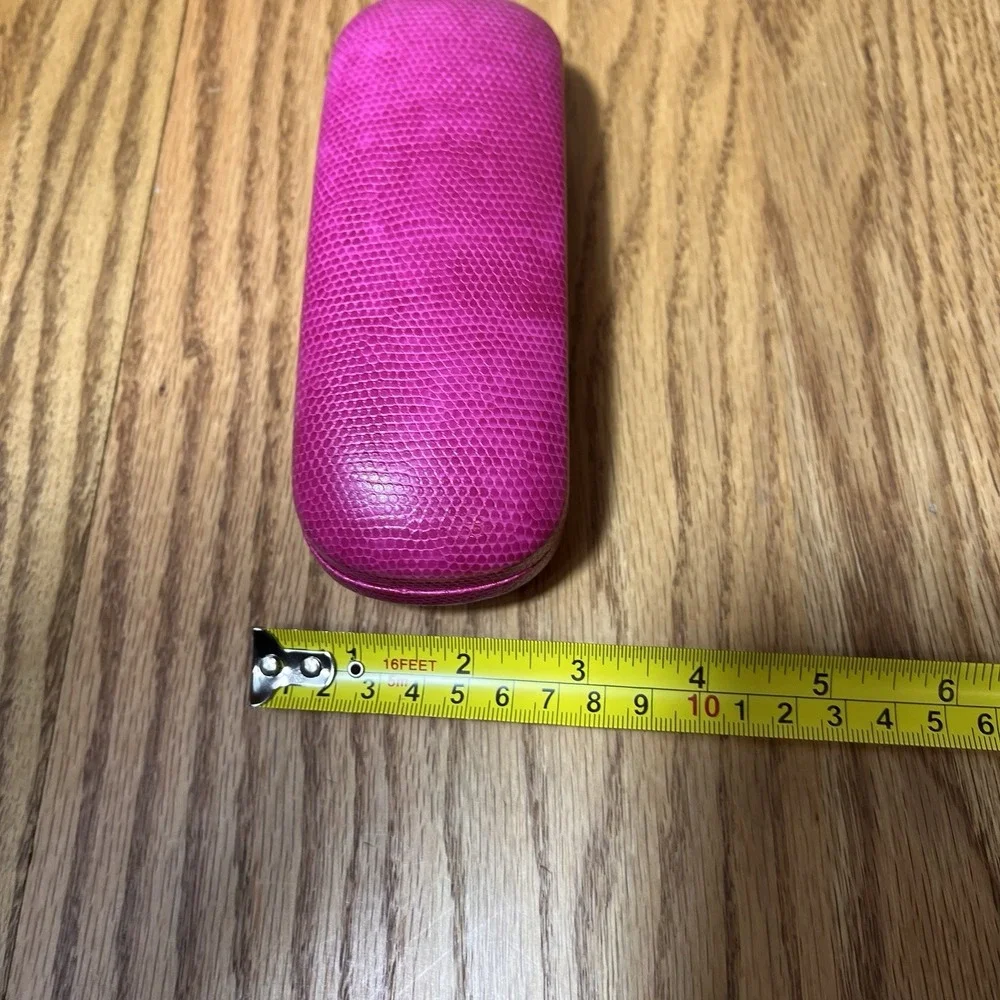 Lily Pulitzer Eye Glasses Case Hot Magenta Pink Hard Clamshell